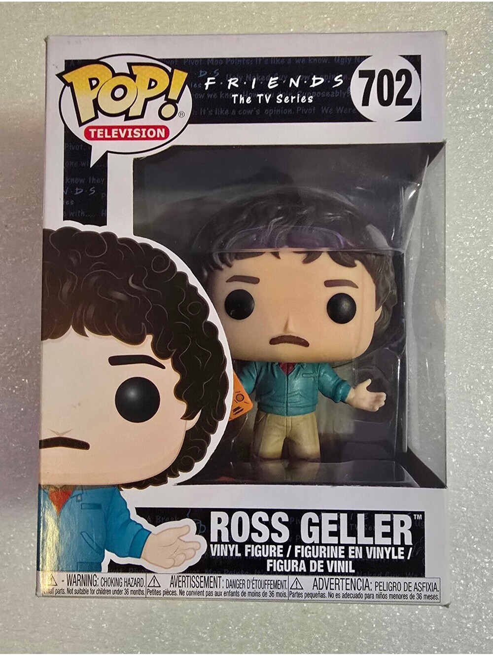 Funko Pop Ross Geller #702 Friends TV Series Collectible Figure Vaulted NIB